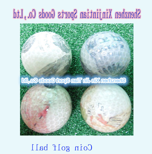 Golf Coin Transparent Ball