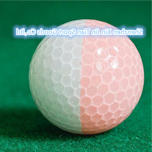 Two color golf ball