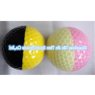 Two color golf ball