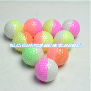 Two color golf ball