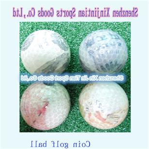 Golf Coin Transparent Ball