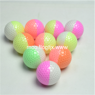 Two color golf ball